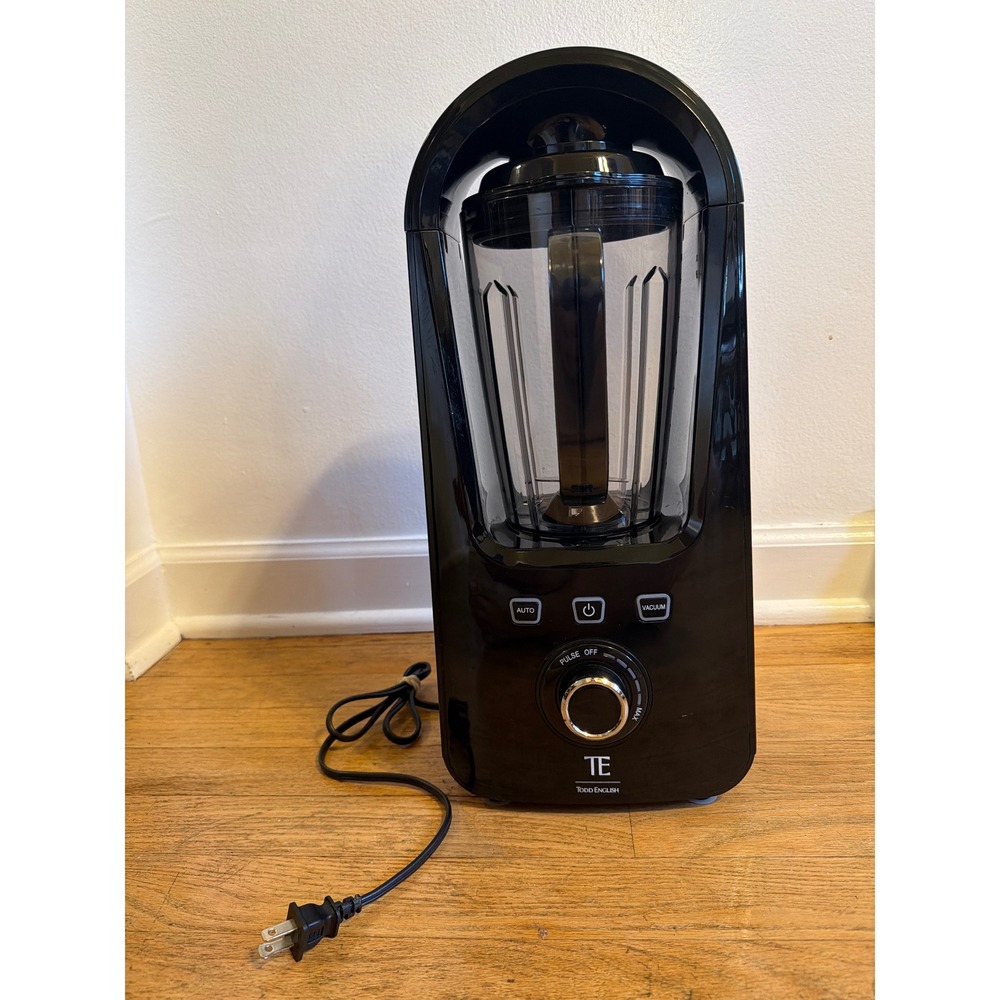 RARE Todd English Vacuum Blender Black 50oz 1500ml High Speed Smoothie Maker